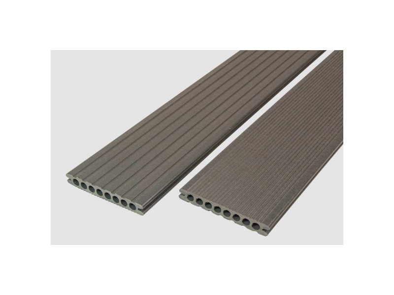 Terrassendiele WPC Esche Grau 21 X 145 Mm / Länge 2 M Kaufen Bei OBI