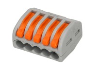 Wago Klemme 5-polig Grau