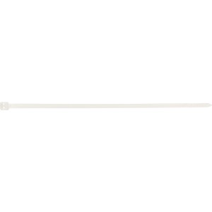 Serre-câble blanc, longueur 200 mm, lot de 25 pièces, pour le regroupement de câbles.