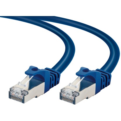 Schwaiger® Cavo di rete CAT 8 SF/FTP RJ45 connettore Blu lunghezza 5 m