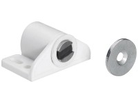 Magnetschnäpper zum Aufschrauben verstellbar Kunststoff Weiss 2 Stk.