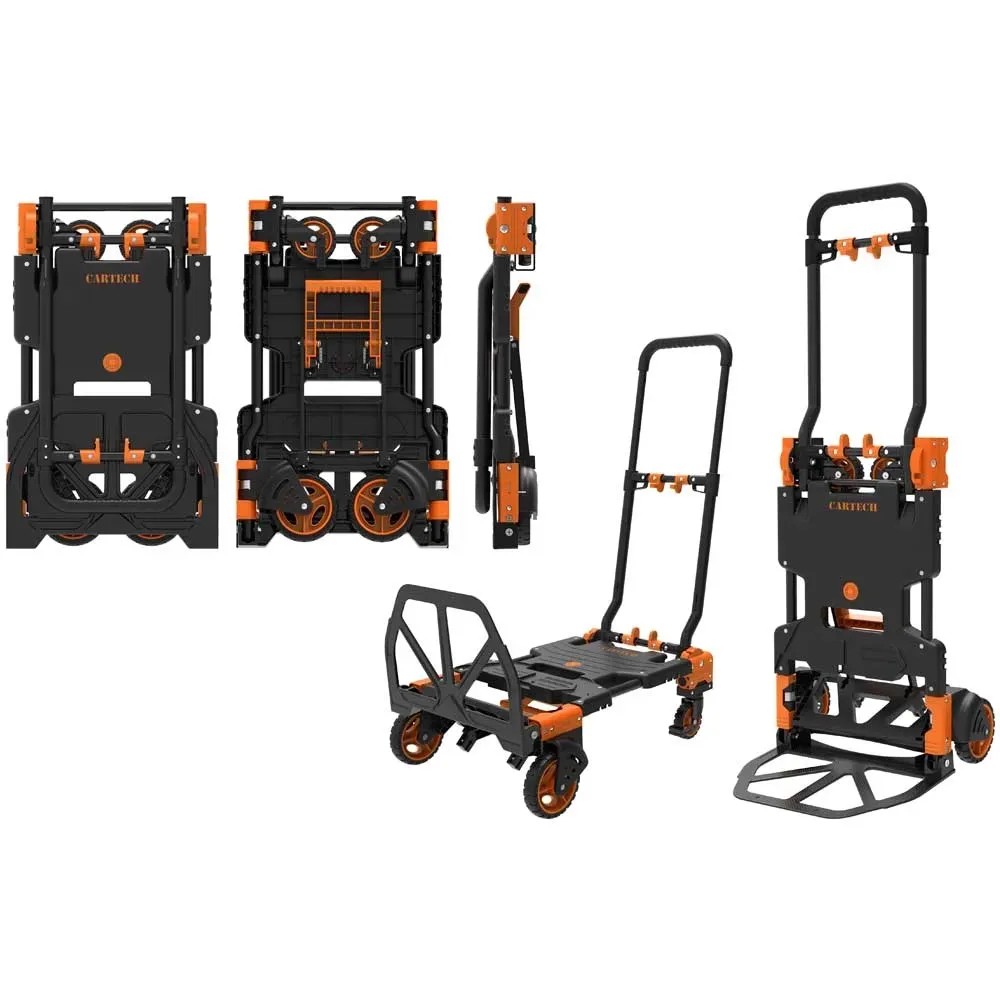Cartech Sackkarre 2in1 Tragkraft 135 kg Stahl (HxBxT) 62 x 38 x 10 cm