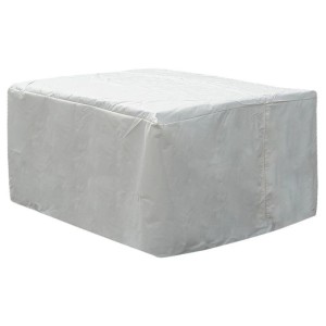 Copertura antipioggia bianca Beliani Chuva per mobili da giardino, 90x320x120 cm.