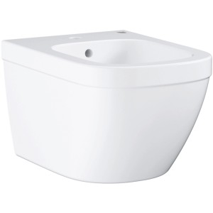 Grohe Bidet sospeso Euro Ceramic, bianco alpino, con foro rubinetto e troppopieno.