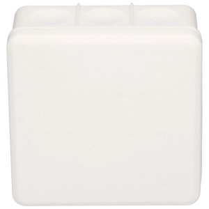 Boîte de dérivation AP blanche IP65, 105x105x46 mm, pour appareillage apparent.