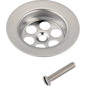 Calotta valvola in acciaio inox, Ø 70 mm, per lavelli e lavabi.