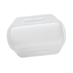 Appuie-tête blanc Wenko Florida pour plus de confort et de sécurité dans la salle de bain.