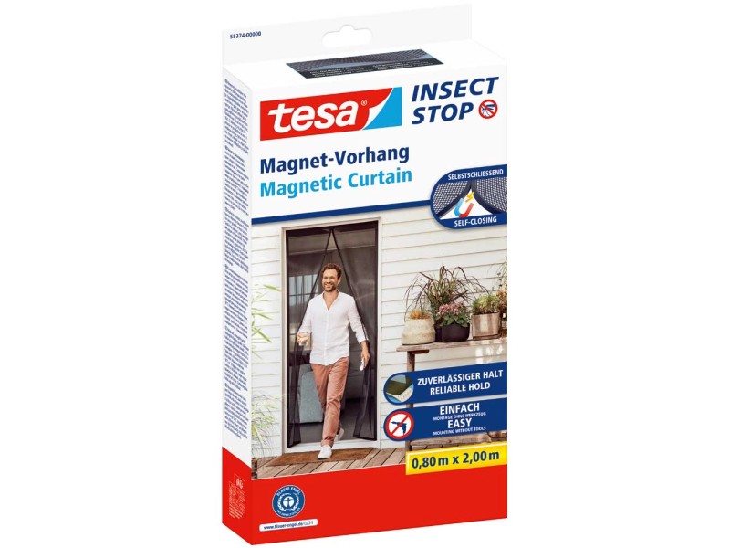 Tesa® Insektenschutz-Magnetvorhang selbstschliessend 80 x 200 cm kaufen bei  OBI