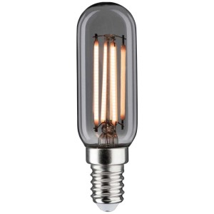 Dimmbares Paulmann LED-Filament Leuchtmittel E14 im Vintage Rauchglas Design, 1800K.