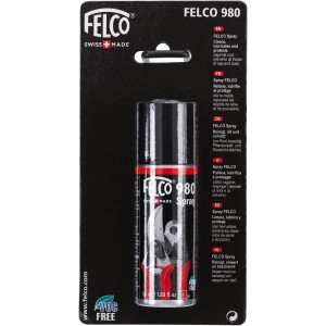 Felco spray di manutenzione 980 VOC-free per cesoie da giardino, pulisce, lubrifica e protegge dalla ruggine.