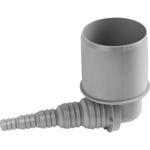 Airfit Raccordo a Gomito Plus DN 50, gomito flessibile in plastica per raccordi HT e lavatrici.