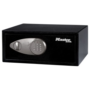 Cassaforte digitale nera Master Lock X075ML con capacità di 22,03 l.