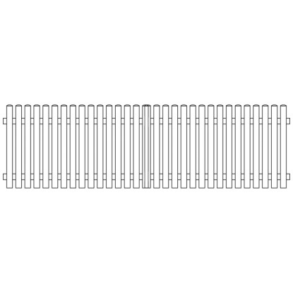 Pletscher Doppeltor London Grünlich imprägniert glattgehobelt 80 x 300 cm