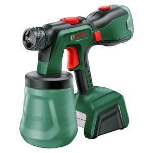 Sistema a spruzzo a batteria Bosch AdvancedSpray 18V-500, verde e nero.