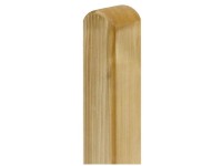 Vierkantpfosten Grün mit Rundkopf Grünlich imprägniert 9 x 9 cm / Länge 190 cm