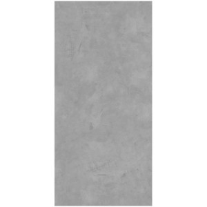 Pannello posteriore doccia Breuer effetto cemento grigio, opaco, 100x255 cm.