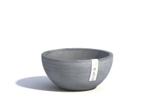 Ecopots Pflanzgefäss Brüssel Blaugrau Ø 25 cm / Höhe 12 cm