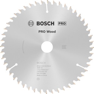 Lama per sega circolare Bosch Optiline Wood, 160 mm, 48 denti per tagli puliti nel legno.
