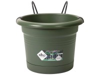 Elho Pflanzgefäss mit Halterung Green Basics Laubgrün Ø 26 / Höhe 19 cm