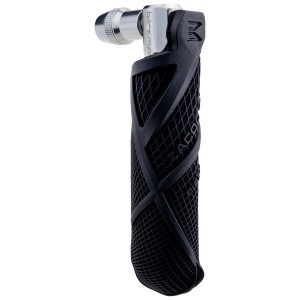Birzman CO2-Pumpe Roar für schnelles Aufpumpen von Fahrradreifen, Aluminium, schwarz.