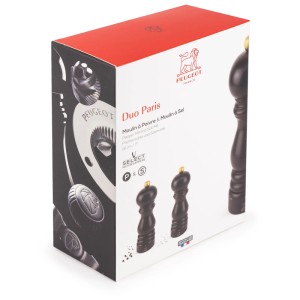 Peugeot Paris Salz- und Pfeffermühlen Set, Dunkelbraun, 18cm, in Produktverpackung.
