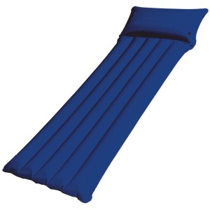 Matelas pneumatique bleu Happy People, 175x54 cm, idéal pour piscine et plage.