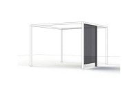 Siena Garden Pergola Blende Ranotex® Anthrazit Breite 150 cm
