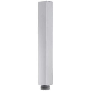 Pommeau de douche Diaqua Skoll, chromé, design angulaire, 1 jet.