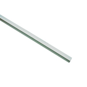 Profilé latéral Gardinia, 150cm, blanc, 2 pièces, pour stores enrouleurs pour occultation latérale.