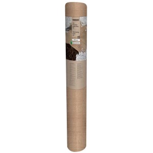 Windhager Tessuto pacciamante in juta, rotolo 600x75cm, controllo naturale delle erbacce.