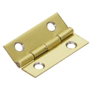 Charnière étroite en laiton, 30x20 mm, pour meubles, lot de 8 pièces.