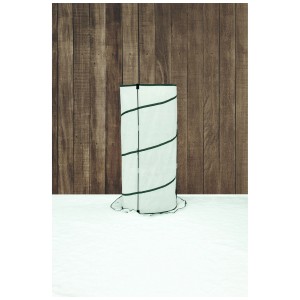 Housse de protection hivernale pop-up, Ø 70 cm, hauteur 180 cm, pour plantes au jardin ou sur le balcon.