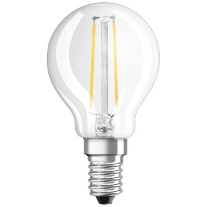 Lampadina LED Bellalux a goccia, attacco E14, filamento bianco caldo.
