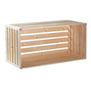 Holzharasse aus Fichte/Tanne, 320x350x700 mm, für Aufbewahrung und Regalsysteme.