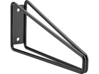 Metall-Konsole Prisma Mattschwarz 10 x 21,6 cm / 2er-Set