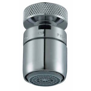 Aeratore Neoperl Cascade cromato con giunto sferico per filetti M22/M24.