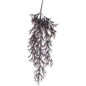 Plante artificielle suspendue Citronella rouge de Mica Decorations, 84 cm. Plante décorative d'intérieur.