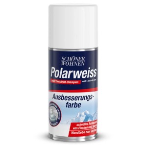 Schöner Wohnen vernice spray ritocco Polarweiss opaco, bomboletta da 150ml per pitture murali.