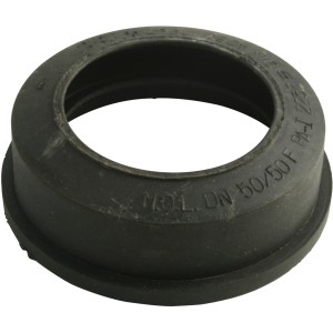 Manchon en caoutchouc noir Marley HT DN 50/50 pour étanchéifier les tuyaux HT.