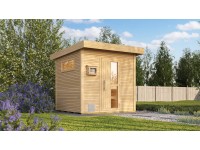 Weka Design-Saunahaus Kuopio Technikpaket 2 Natur BioS 9,0 kW Weka Design-Saunahaus Kuopio Technikpaket 2 Natur BioS 9,0 kW