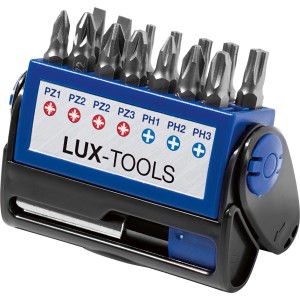 Set di inserti LUX Classic, 15 pezzi con portainserti in scatola.