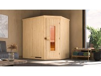 Weka Elementsauna Varberg 1 Sparset Holztür OS 4,5 kW Weka Elementsauna Varberg 1 Sparset Holztür OS 4,5 kW