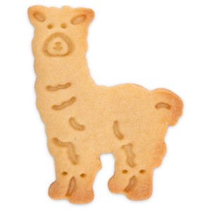 Lama Ausstecher, Koralle, 7,5 cm, aus Kunststoff. Küchenhelfer zum Ausstechen von Teig.