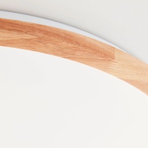 Brilliant Plafonnier LED Bario CCT Blanc Marron Ø 52 x 7 cm / 36 W / 3'800 lm