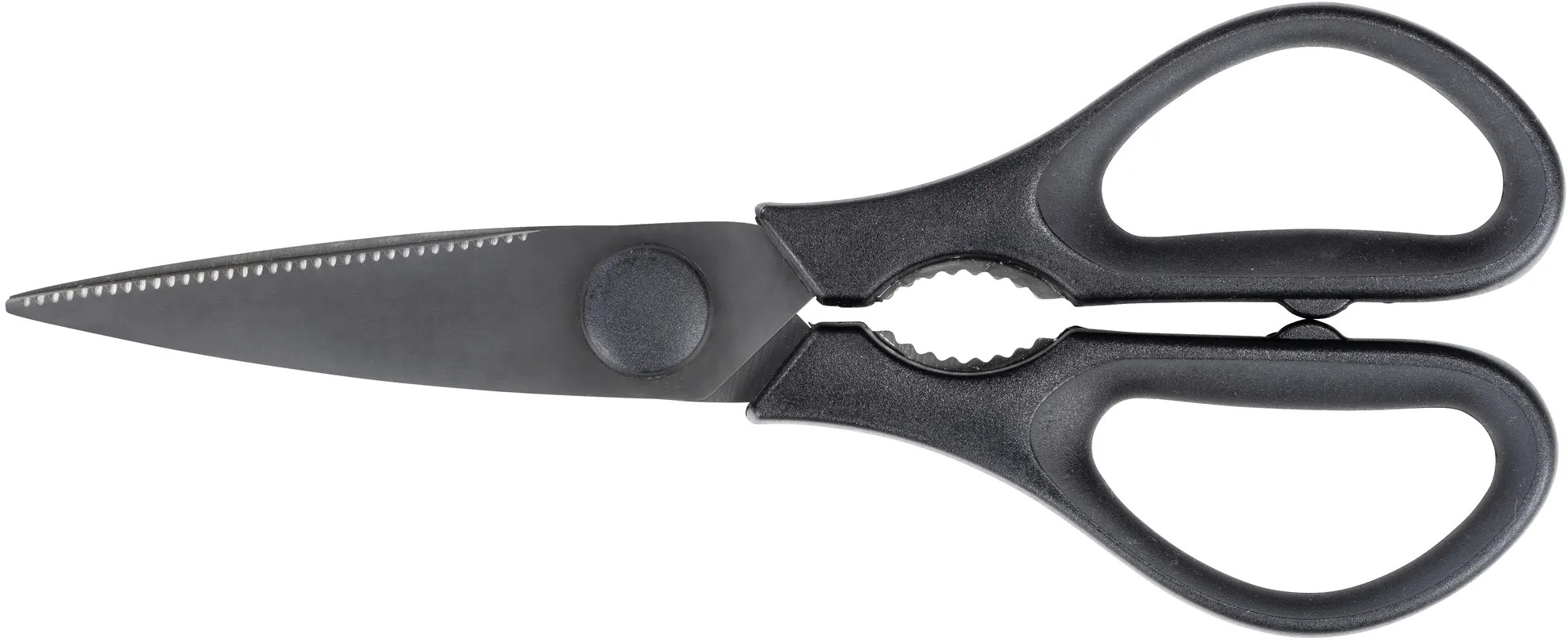 Forbici Da Cucina Multiuso In Acciaio Inox 2CR14, Affilatissime, Con Schiaccianoci E Apribottiglie Integrati, Manico Ergonomico Arancione