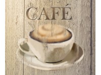 Wenko Glasrückwand Café 50 x 60 cm / Stärke 4 mm