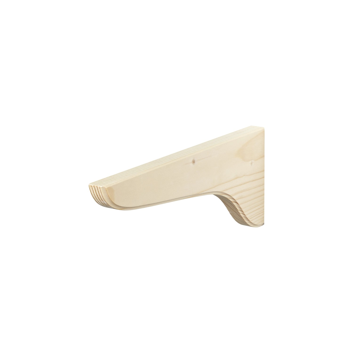 Console en bois Basic Épicéa naturel 29 x 11,5 x 2 cm