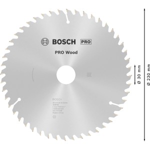 Lama per sega circolare Bosch Optiline Wood, Ø 210 mm, 48 denti per tagli precisi nel legno.