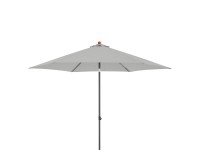 Doppler Parasol à mât central myZone Push Up Gris clair Ø 300 cm