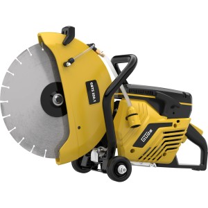 Tronçonneuse à béton Güde GBTS 350.1 : Machine de construction puissante pour couper le béton et le pavé.